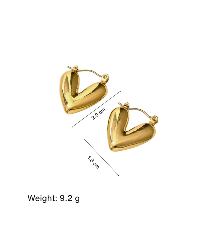 Heart of Gold Earrings