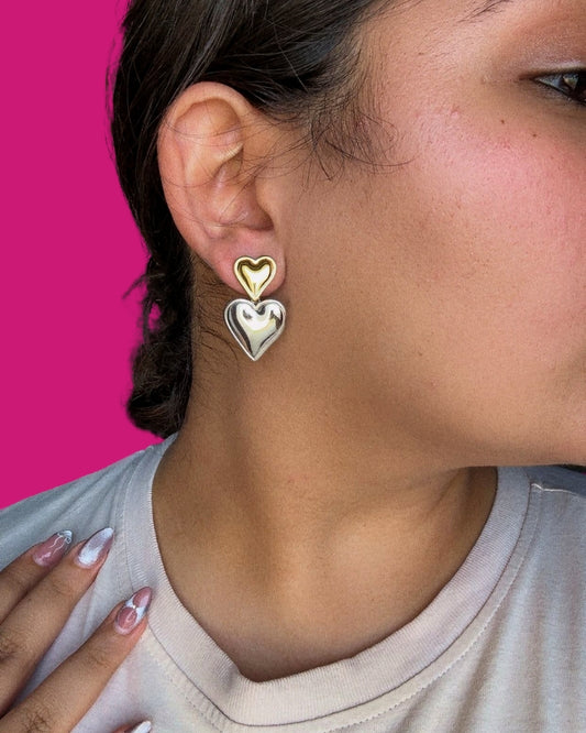 Double the Love Earrings