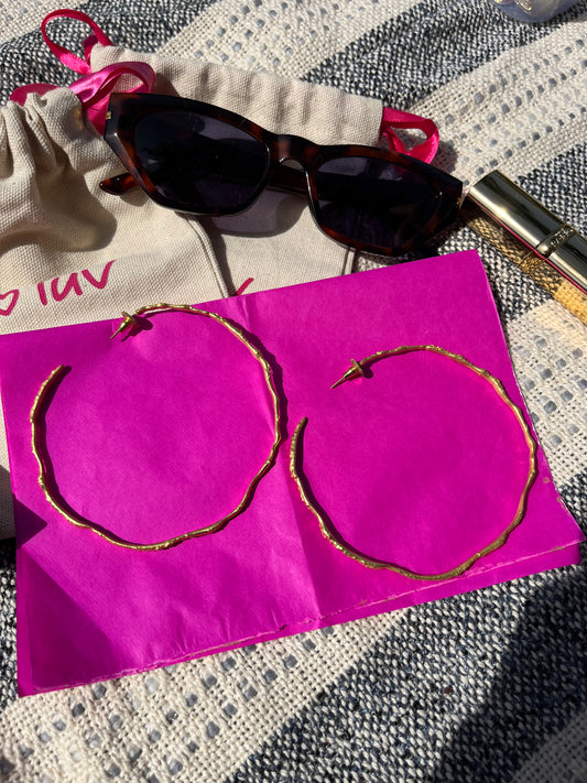 Adaa hoops | Large statement earrings