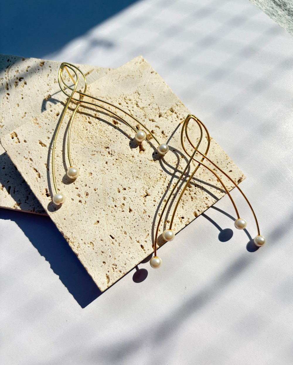 Pearl Drama Earrings