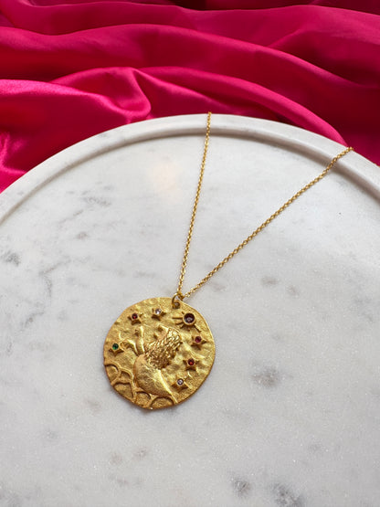 Zodiac Pendant | Handmade with brass, 18kt Gold Plated