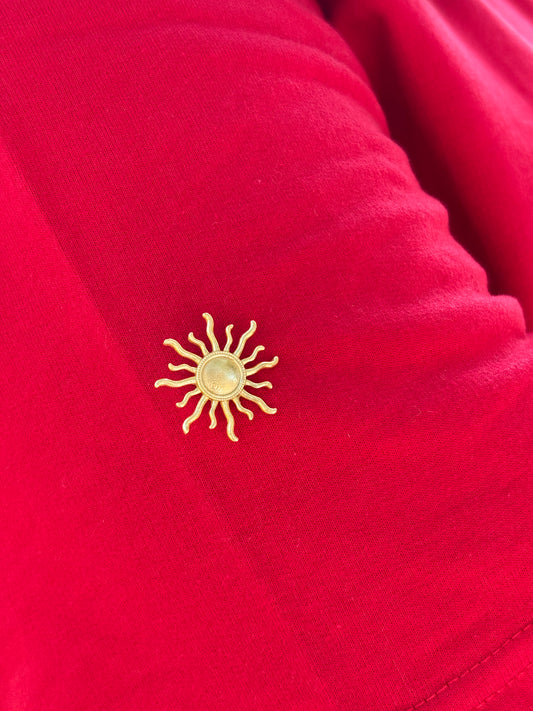 Sun Brooch Button