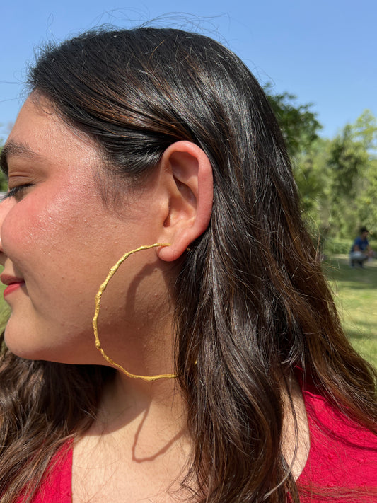 Adaa hoops | Large statement earrings
